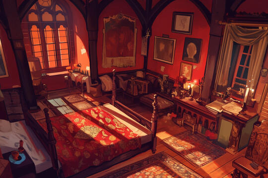 #01's personal quarters.